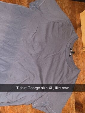 George Short Sleeve Crewneck T-Shirt - Slate Gray